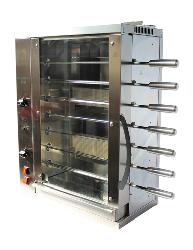 Gas Multigrill - 4+3 Steel Swords - cm 58.7 x...