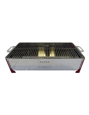 Charcoal table barbecue - Elegant design - Dimensions 60 x 30 x 16 h cm