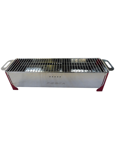 Mesa de carbón barbacoa - cm 60 x 15 x 16 h