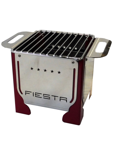 Barbecue da tavolo a carbonella - Design elegante -  Dimensioni cm 16 x 15 x 16 h