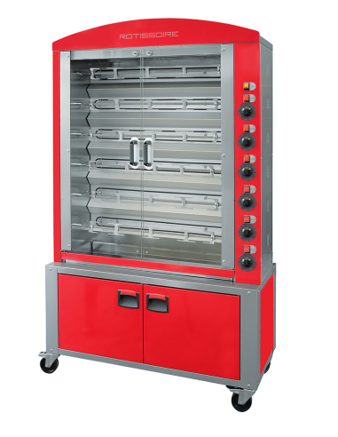 Girarrosto verticale elettrico - N. 36 Polli -...