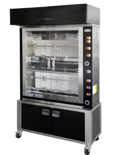 Vertical gas rotisserie - N. 36 chickens - 6 skewers cm... 2