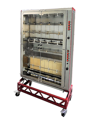 Electric vertical rotisserie - Capacity N. 32 Chickens - N.8 rod - Rod length 76 cm - 92.1 x 39.1 x 155.6 h cm