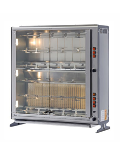Girarrosto verticale a gas - N. 36 Polli - 6 aste cm 96 -...
