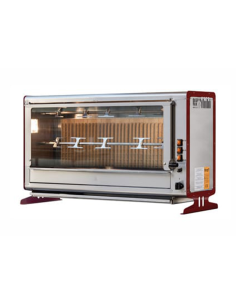 Girarrosto verticale elettrico - N. 18 polli -  3 aste -...