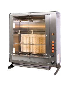 Girarrosto verticale a gas - N. 16 Polli - N. 4 aste - cm...