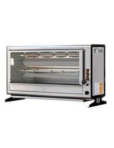 Girarrosto verticale a gas - N. 9 Polli - N. 3 aste - cm...