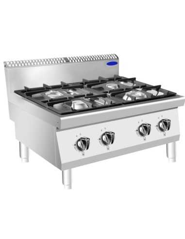 Gas cooker 4 burner - Countertop - cm 80 x 70 x 54.7 h