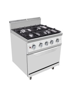 Cucina a gas 4 fuochi - Forno gas - cm 80 x 70 x 108.5h 2