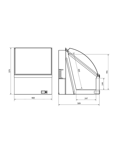 Alcoholic beverage cooler - Capacity liters 8.5...