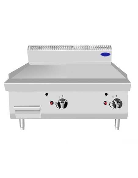 Gas fry top with smooth plate - cm 80 x 70 x 54.7 h Gas fry top with smooth plate - cm 80 x 70 x 54.7 h