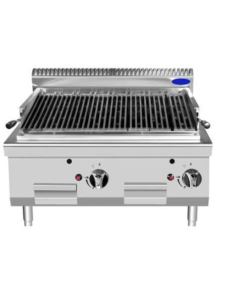 Parrilla de piedra de lava - Encimera - cm 80 x 70 x 54,7 h Parrilla de piedra de lava - Encimera - cm 80 x 70 x 54,7 h