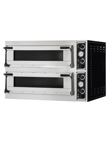 Electric oven - Digital - N°4+4 pizzas Ø 40 - cm 110 x 108 x 74,5 h
