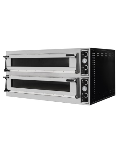 Electric oven - Digital - N°6+6 pizzas Ø 40 - cm 150 x 108 x 74,5 h
