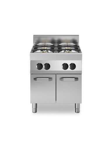 Gas cooker - N. 4 fires - Vano con porte - cm...