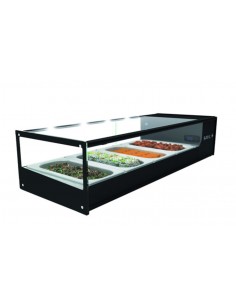 Vitrina refrigerada - N° 4 x GN 1/3 x 40 h  - Cm 97 x 38...