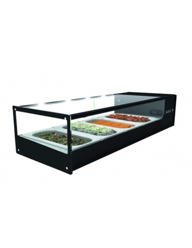 Refrigerated display case - N° 4 x GN 1/3 x 40 h  - Cm 97 x 38 x 22.5 h