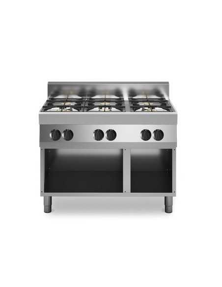 Gas cooker - N. 6 fires -  cm 110 x 70 x 85h