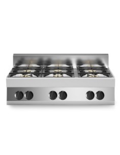 Cocina de gas - Banco - N. 6 incendios - cm 110 x 70 x 85h 2