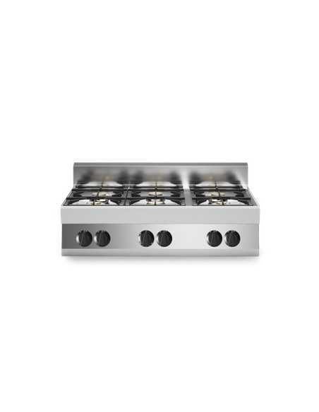 Gas cooker - Banco - N. 6 fires - cm 110 x 70 x 85h