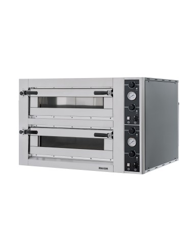 Electric oven - Digital - N° 4 + 4 pizzas Ø 35 - cm 110 x 100 x 80h