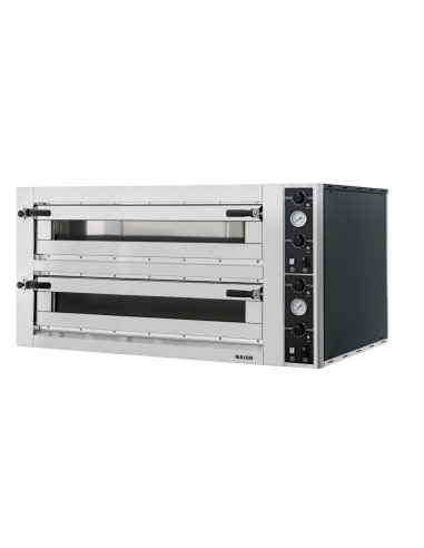 Electric oven - Digital - N° 6 + 6 pizzas Ø 35 - cm 146 x 100 x 80h