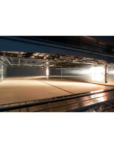Electric oven for 6+6 pizzas - cm 146 x 100 x 80h