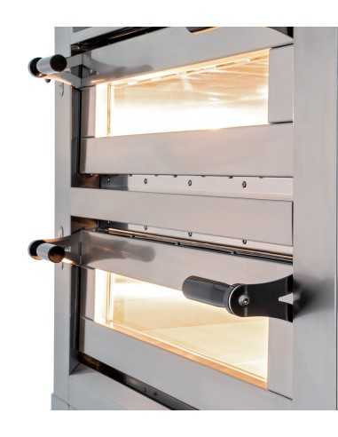 Horno eléctrico para 9 pizzas - cm 146 x 136 x 40h