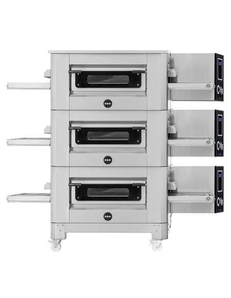 Forno tunnel a gas per 86 pizze/h - cm 186 x 120 x 50 h