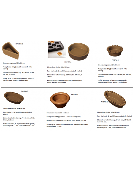 Plate for tarts - cm 58 x 42 x 53 h