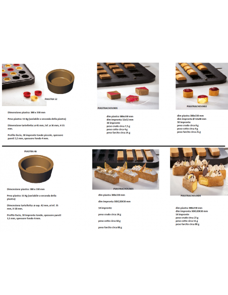 Plate for tarts - cm 58 x 42 x 53 h