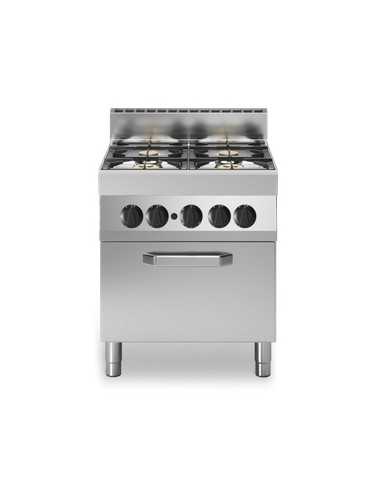 Gas cooker - Gas oven - N. 4 fires - cm 70 x 70...