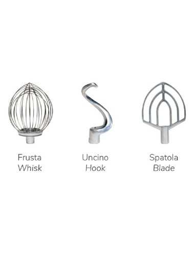 Planetary mixer - Capacity 10 lt - Monophase -...