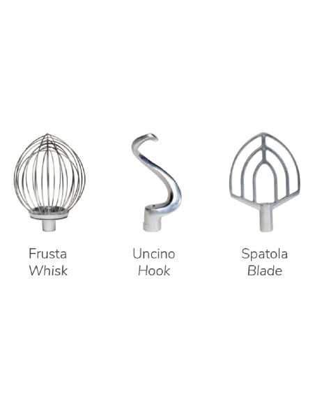 Mezclador planetario - Capacidad 10 lt - Monofásico - cm 30 x 57 x 50 h