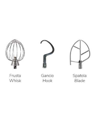 Planetary mixer - Capacity 6.5 lt - Monophase -...