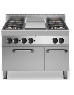 Cocina de cocina - N. 4 fuegos - horno a gas - cm 110 x... 2