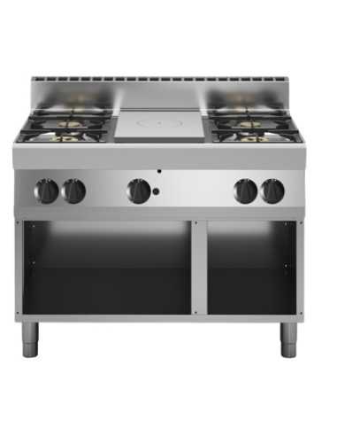 Cocina de cocina - N. 4 incendios - cm 110 x 70...