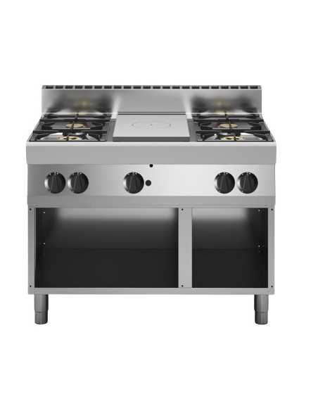 Gas cooker kitchen - N. 4 fires - cm 110 x 70 x 85h