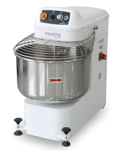 Spiral kneading machine - Capacity kg 40 / liter 55 - cm 54 x 90 x 87.4 h