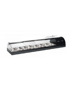 Vitrina refrigerada - N. 8 x GN 1/3 - Cm 178.8 x 39.5 x...