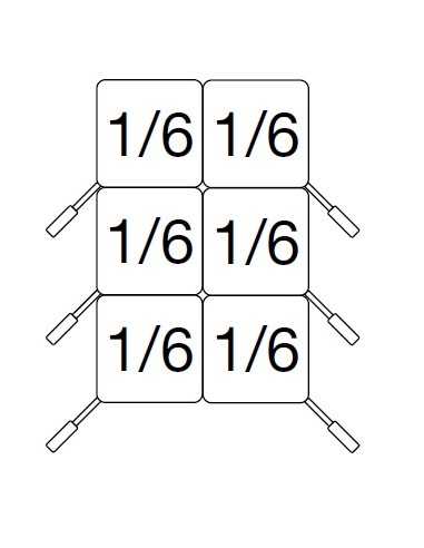 Kit cesti cuocipasta: 6 x 1/6 baños