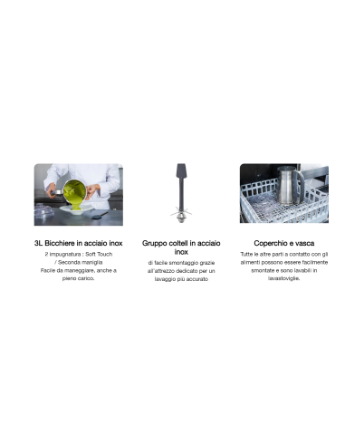 Blender with stainless steel tank 5 lt - cm...