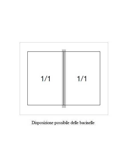 Bagnomaria elettrico - Vasca GN 2/1 - cm 70 x 70 x 85 h