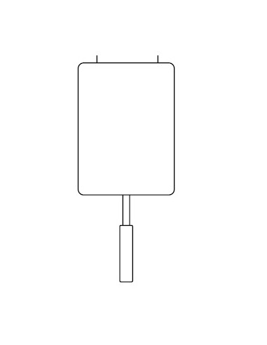 Cesto vasca intera per friggitrice elettrica - Dimensioni cm 22 x 25.5 x 11h
