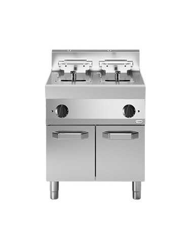 Freidora eléctrica - Capacidad 10 + 10 lt - cm...