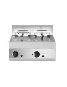 Freidora eléctrica - Capacidad Lt. 10 + 10 - cm 70 x 70 x... 2