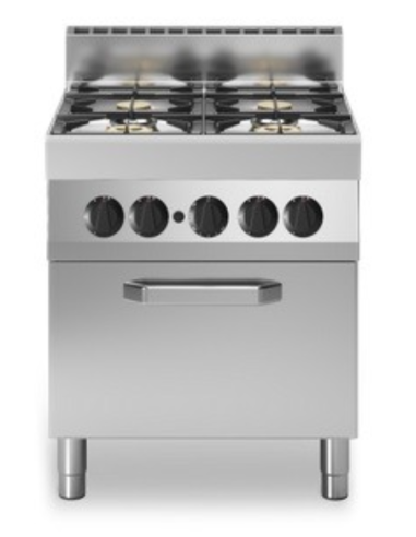 Gas cooker - Electric oven - N. 4 fires - cm 70...