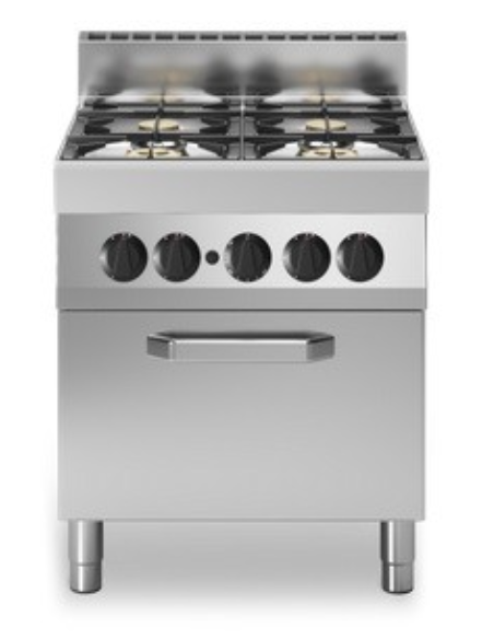 Gas cooker - Electric oven - N. 4 fires - cm 70 x 70 x 85h