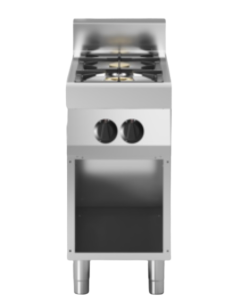 Cocina de gas - N. 2 incendios - cm 40 x 70 x 85h