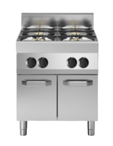 Gas cooker - N. 4 fires - Vano con porte - cm 70 x 70 x 85h